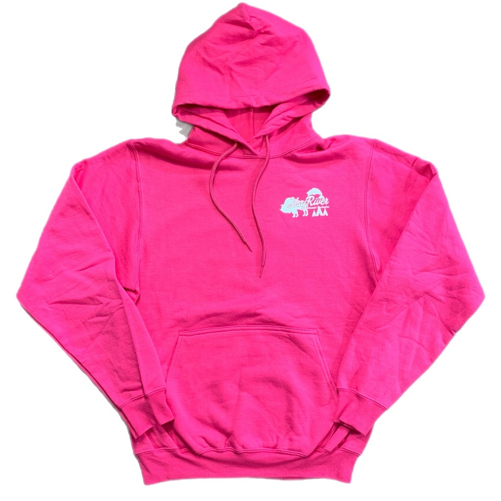 N.W.T Hay River Bright Pink Hoodie